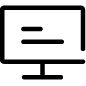Piktogramm Bildschirm